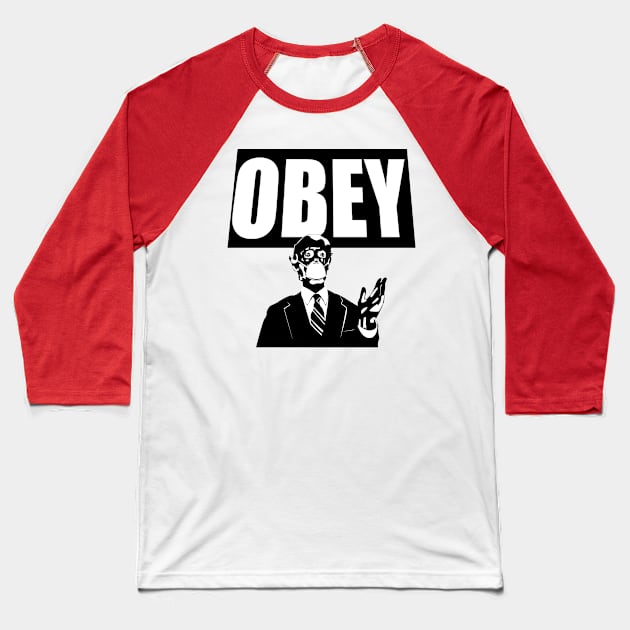 OBEY Baseball T-Shirt by Salty Nerd Podcast